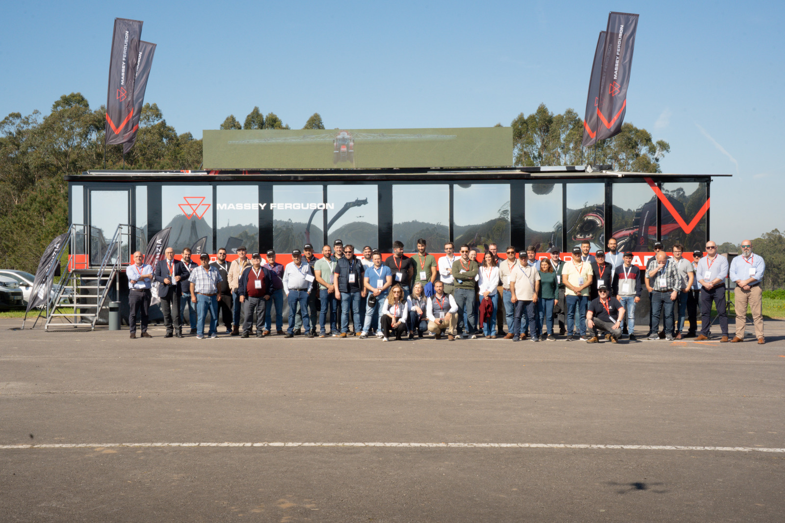 A Massey Ferguson chegou ao campo